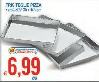 MD Discount Tris teglie pizza offerta