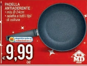 MD Discount Padella antiaderente offerta