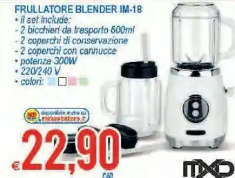 MD Discount Frullatore blender im-18 offerta
