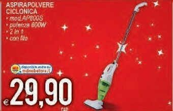MD Discount Aspirapolvere ciclonica offerta