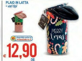 MD Discount Plaid in latta offerta