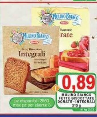 Top Supermercati Fette biscottate offerta
