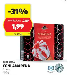 ALDI Grandessa coni amarena offerta