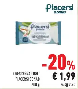 Conad Superstore Crescenza light PIACERSI CONAD offerta