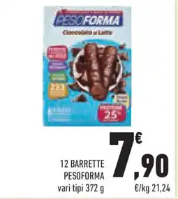 Conad Superstore 12 barrette PESOFORMA offerta