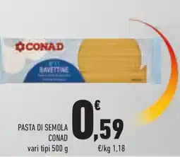 Conad Superstore Pasta di semola CONAD offerta