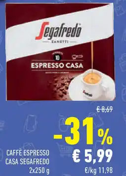 Conad Superstore Caffè espresso casa SEGAFREDO offerta