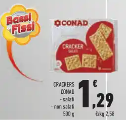 Conad Superstore Crackers CONAD offerta