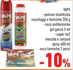 Conad Superstore VAPE - polvere insetticida scarafaggi e formiche offerta