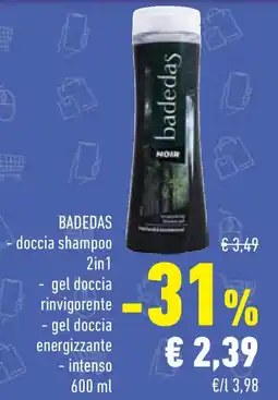Conad Superstore BADEDAS - doccia shampoo 2in1 offerta