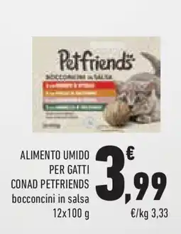 Conad Superstore Alimento umido per gatti CONAD PETFRIENDS offerta