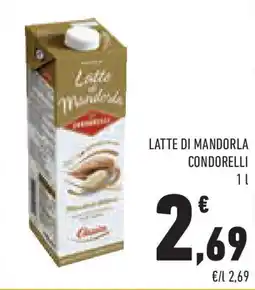 Conad Superstore Latte di mandorla CONDORELLI offerta