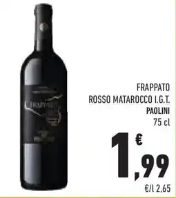 Conad Superstore Frappato rosso matarocco i.g.t. PAOLINI offerta
