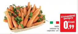 Conad Superstore Carote offerta