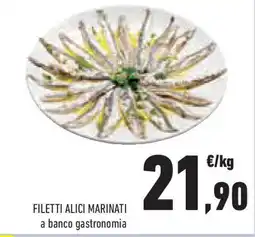 Conad Superstore Filetti alici marinati a banco gastronomia offerta
