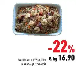 Conad Superstore Farro alla pescatora a banco gastronomia offerta