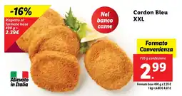 Lidl Cordon Bleu XXL offerta
