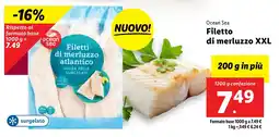 Lidl Ocean Sea Filetto di merluzzo XXL offerta