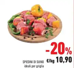 Conad Superstore Spiedini di suino ideali per griglia offerta