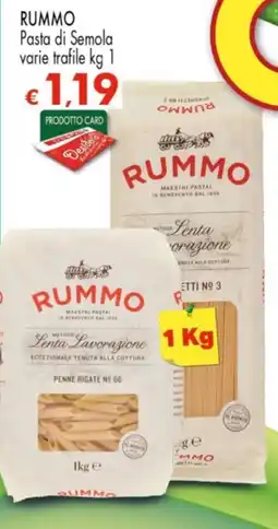 Despar RUMMO Pasta di Semola varie trafile offerta