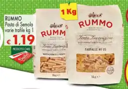 Despar RUMMO Pasta di Semola varie trafile offerta