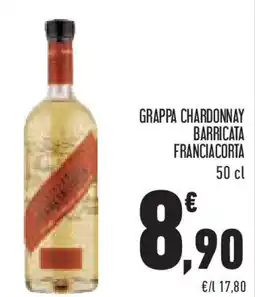 Conad Superstore Grappa chardonnay barricata franciacorta offerta