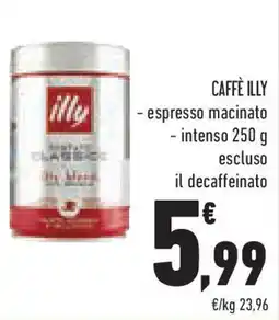 Conad Superstore Caffè illy - espresso macinato - intenso escluso il decaffeinato offerta