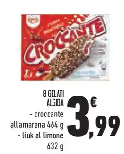 Conad Superstore 8 gelati algida - croccante all'amarena offerta