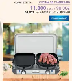 Conad Superstore Cucina da campeggio gratis con 20.000 punti mipremio campingaz offerta