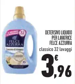 Conad Superstore Detersivo liquido per lavatrice felce azzurra classico 32 lavaggi offerta