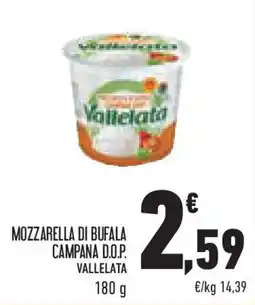 Conad Superstore Mozzarella di bufala campana d.o.p. vallelata offerta