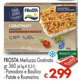Despar FROSTA Merluzzo Gratinato offerta