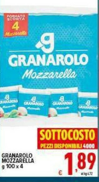 Iper Triscount Mozzarella offerta