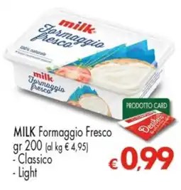 Despar MILK Formaggio Fresco offerta