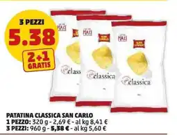 PENNY Patatina classica san carlo 3 pezzi offerta