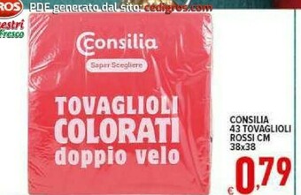 Iper Triscount Tovaglioli offerta