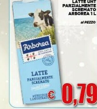 Vivo Supermercati Arborea - latte parzialmente scremato uht offerta