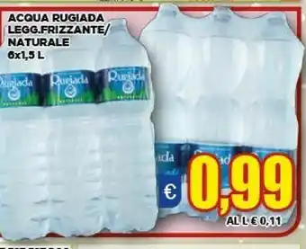 Vivo Supermercati Acqua minerale naturale leggermente frizzante 1500 g(ml) offerta