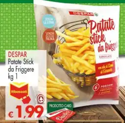 Despar DESPAR Patate Stick da Friggere offerta