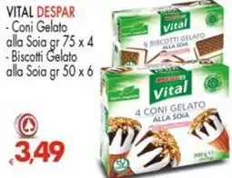 Despar VITAL DESPAR - Coni Gelato alla Soia offerta