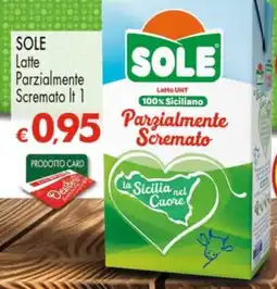 Despar SOLE Latte Parzialmente Scremato offerta