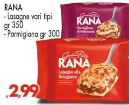 Despar RANA -Lasagne vari tipi offerta