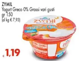 Despar ZYMIL Yogurt Greco 0% Grassi vari gusti offerta