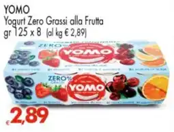 Despar YOMO Yogurt Zero Grassi alla Frutta offerta