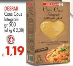 Despar DESPAR Cous Cous Integrale offerta
