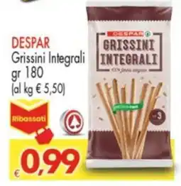 Despar DESPAR Grissini Integrali offerta