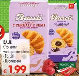 Despar BAULI Croissant varie grammature - Farciti Buonessere offerta