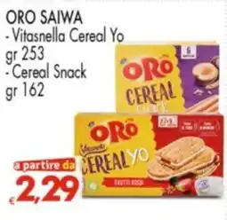 Despar ORO SAIWA -Vitasnella Cereal Yo offerta