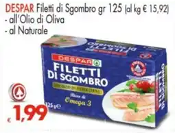 Despar DESPAR Filetti di Sgombro offerta