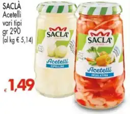 Despar SACLÀ Acetelli vari tipi offerta